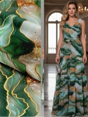 Viscoseda Marmorizado Verde