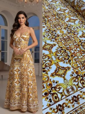 Viscoseda Azulejo Português Amarelo