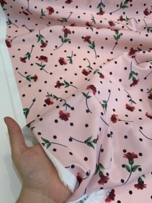 Viscoseda Estampa Poá 1