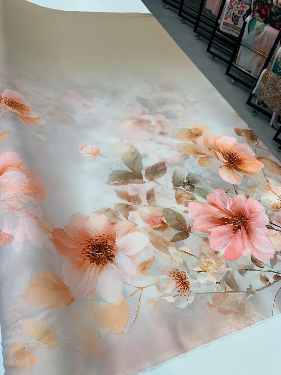 Viscoseda Barrado Caqui - Imagem 3