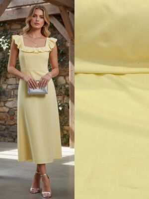 Linho Liso Amarelo Bebê