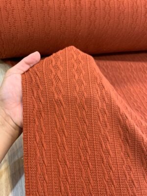 Malha Tricô Terracota