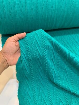 Malha Tricô Verde Tiffany