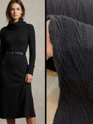 Malha Tricô Preto Absoluto