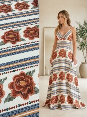 Viscose 100% - Estampa 1